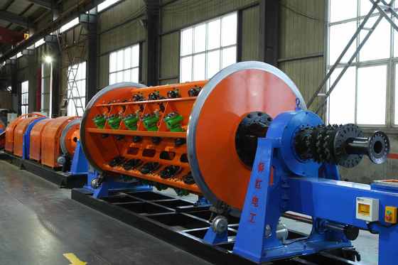 Tel ve Kablo İmalatı için 500/1+6+12 Sert Büküm Makinası