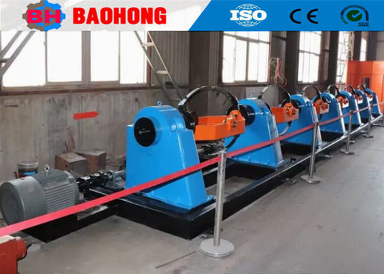 Kablo Yapımı İçin 1400mm Capstan Skip tipi tel ve kablo Bükme Makinesi